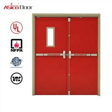 ASICO Double Leaf Fire Rated Door (1800 × 2100 mm) UL Listed Certified
