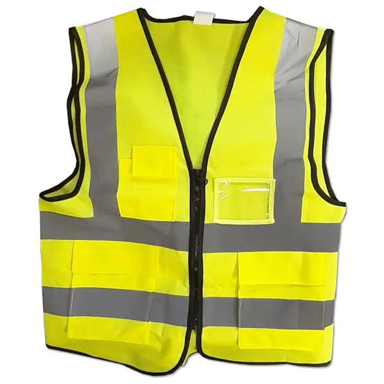 4 Pocket Safety Vest – Reflective Safety Vest 360° with Zipper
