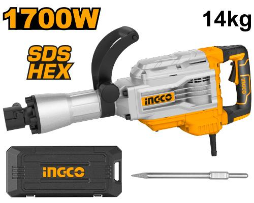 INGCO Demolition Breaker PDB17026 (1700W) Heavy-Duty