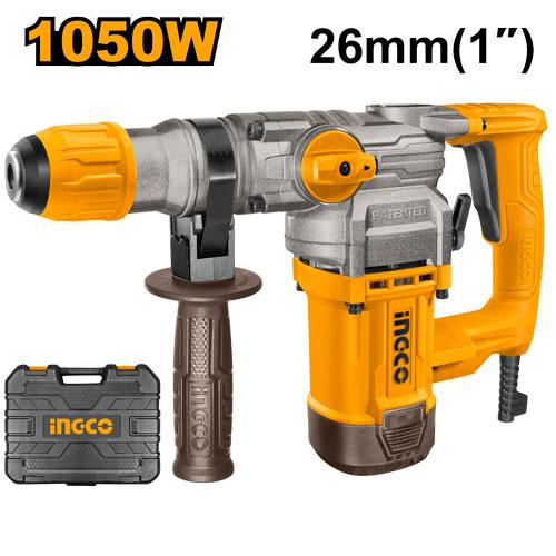 INGCO (1050W) Rotary Hammer RH150028 Heavy-Duty SDS-Plus