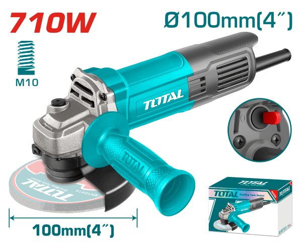 TOTAL TG10710076 Angle Grinder 710W